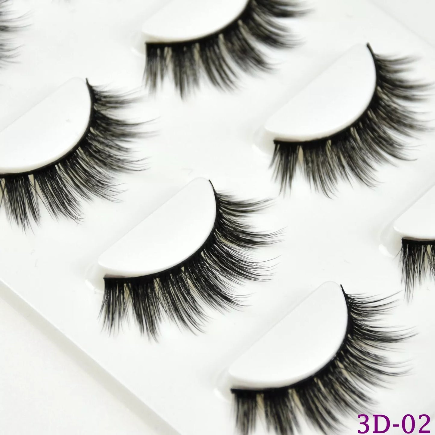 Lashes Natural False Eyelashes Faux Mink 3D Wispy Long Thick Short Cat Eye UK