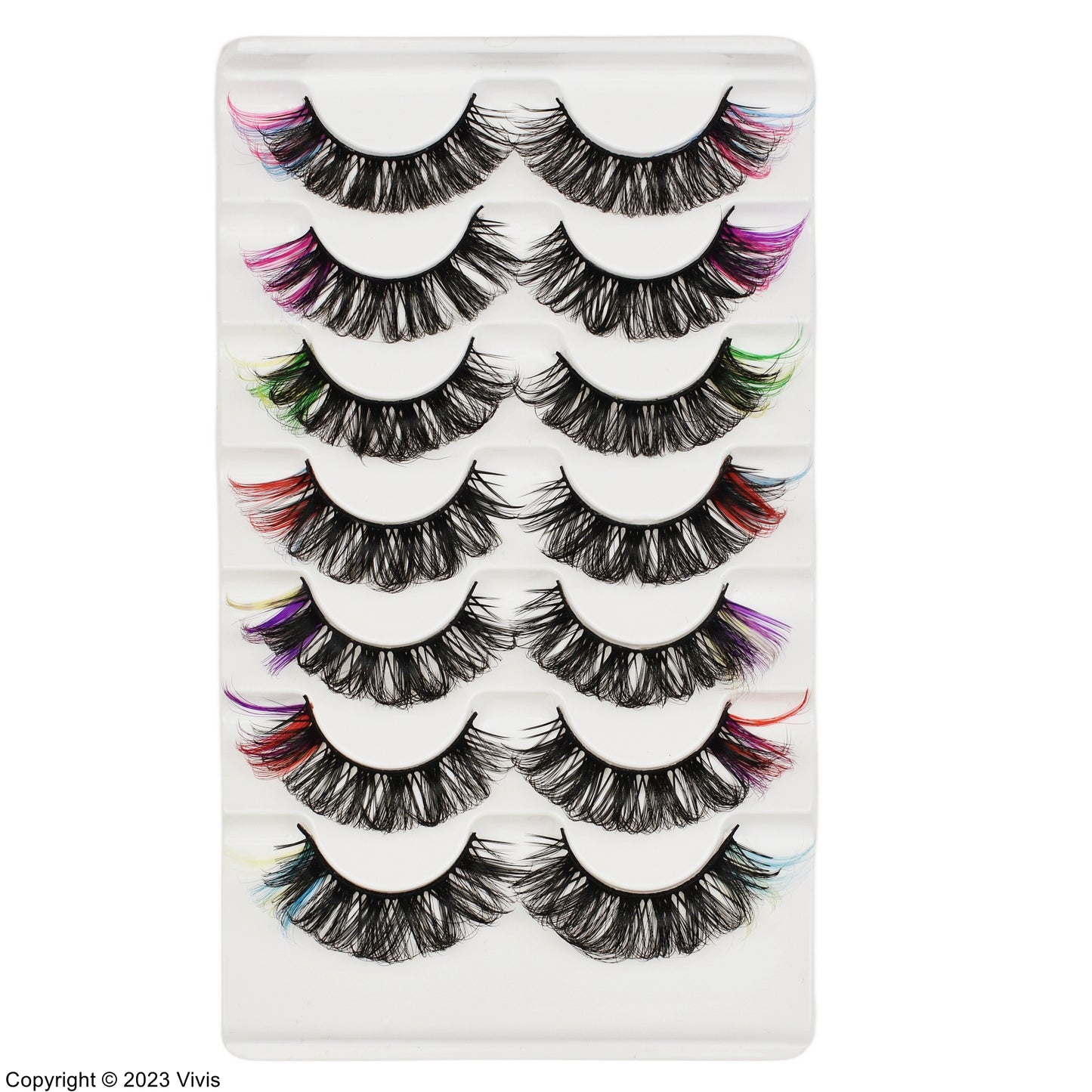 False Lashes - Colored Eyelashes Dramatic