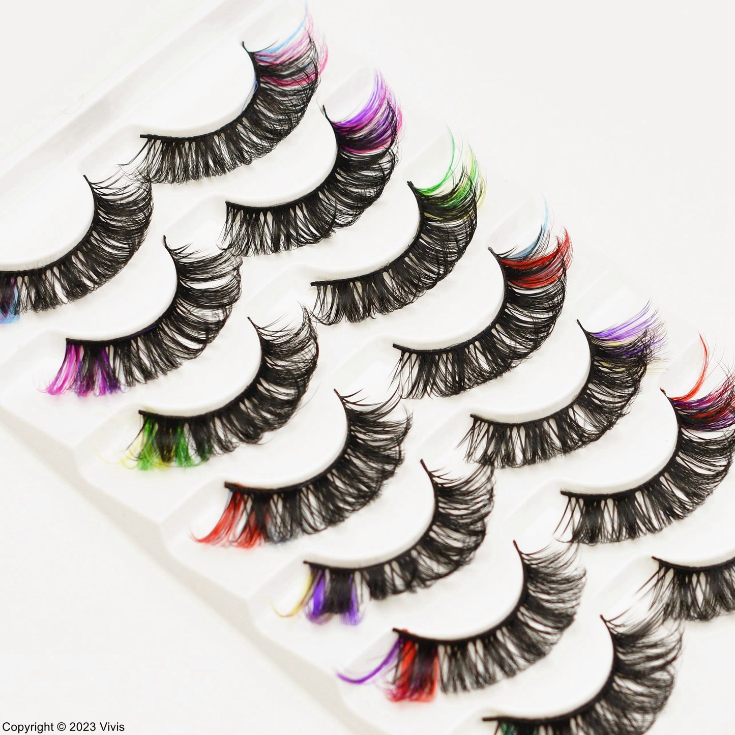 False Lashes - Colored Eyelashes Dramatic