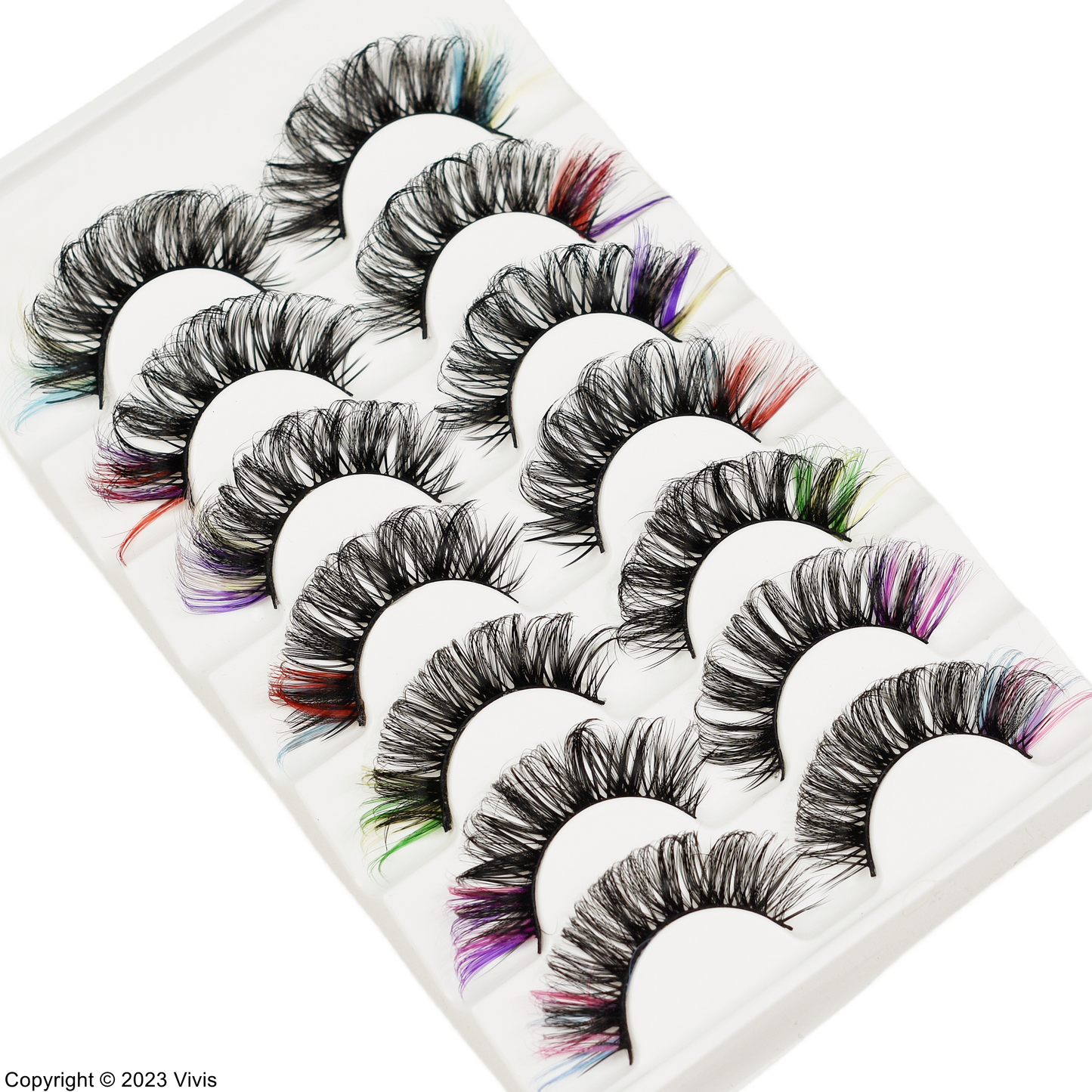 False Lashes - Colored Eyelashes Dramatic