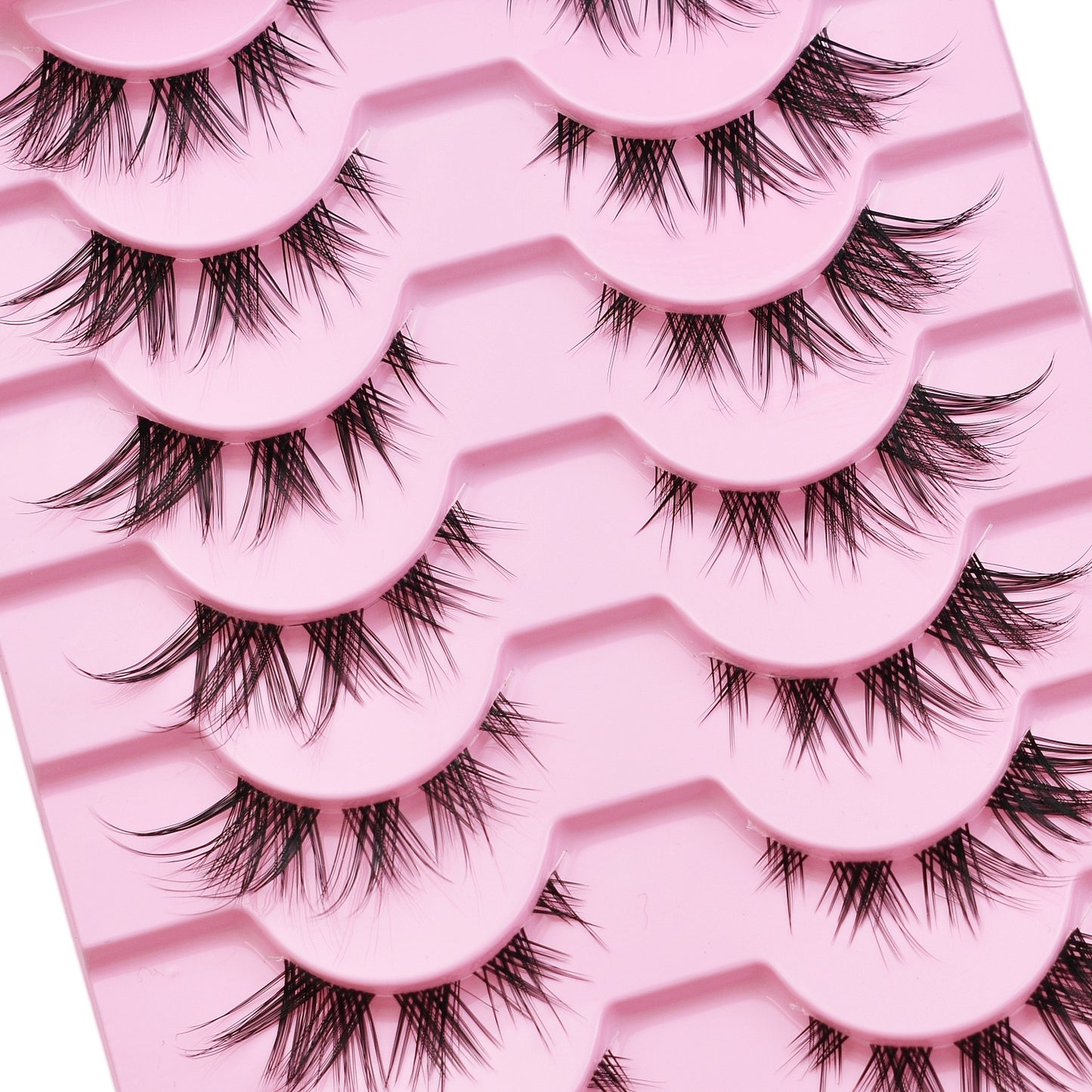 False Lashes - Cat Eye Eyelashes - Wispy