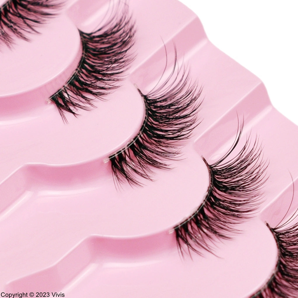 Half Lashes - 318B - Wispy - 1.4cm