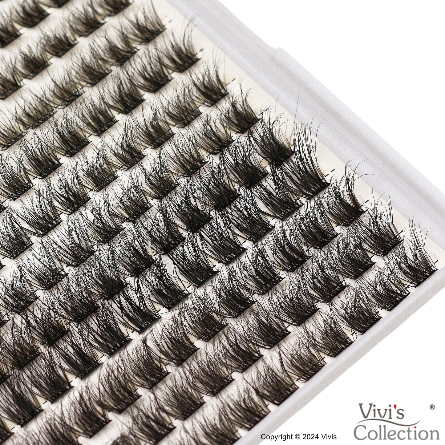 Cluster Lashes - 5D Fluffy - D Curl