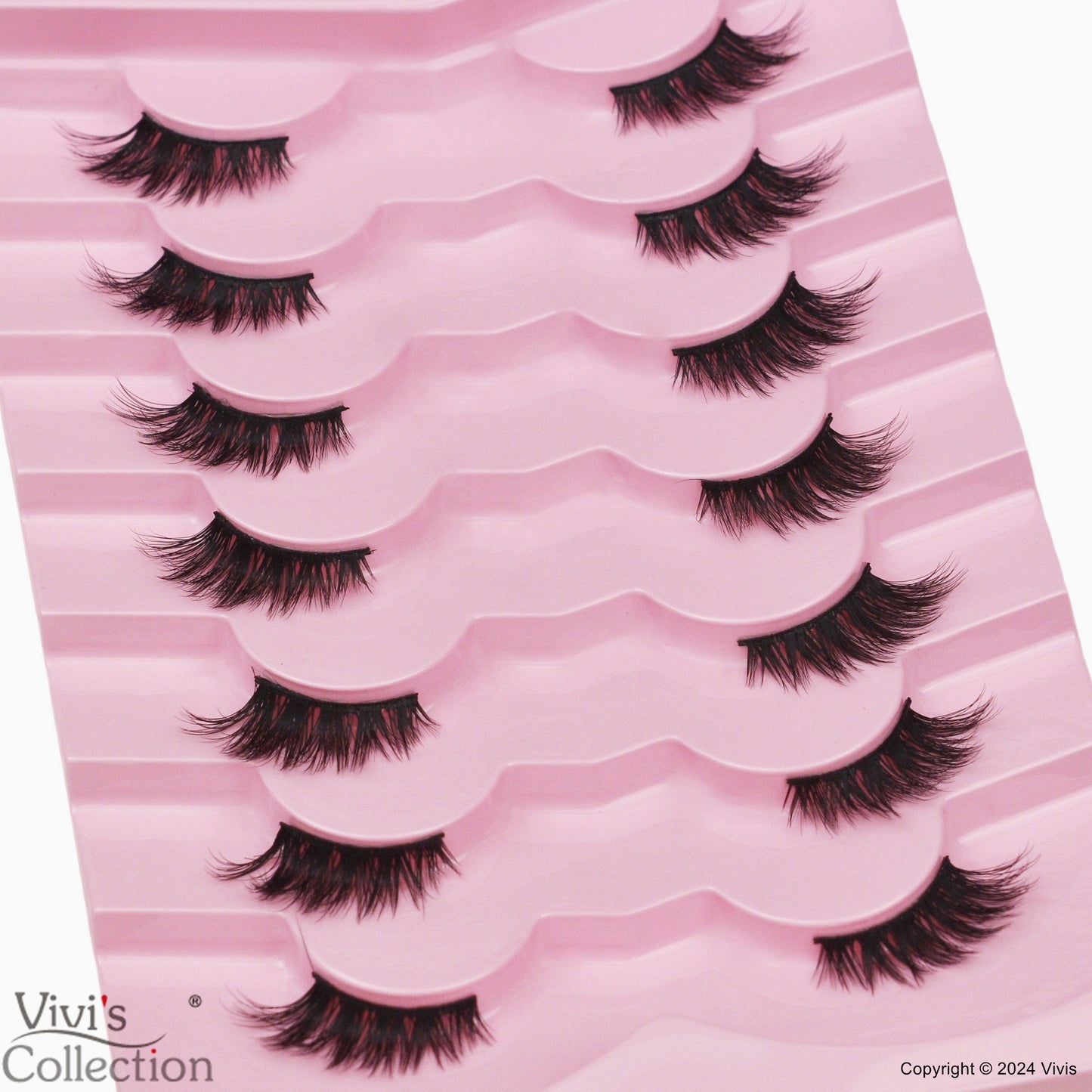 Half Lashes - B207 - Thick - 1.3cm