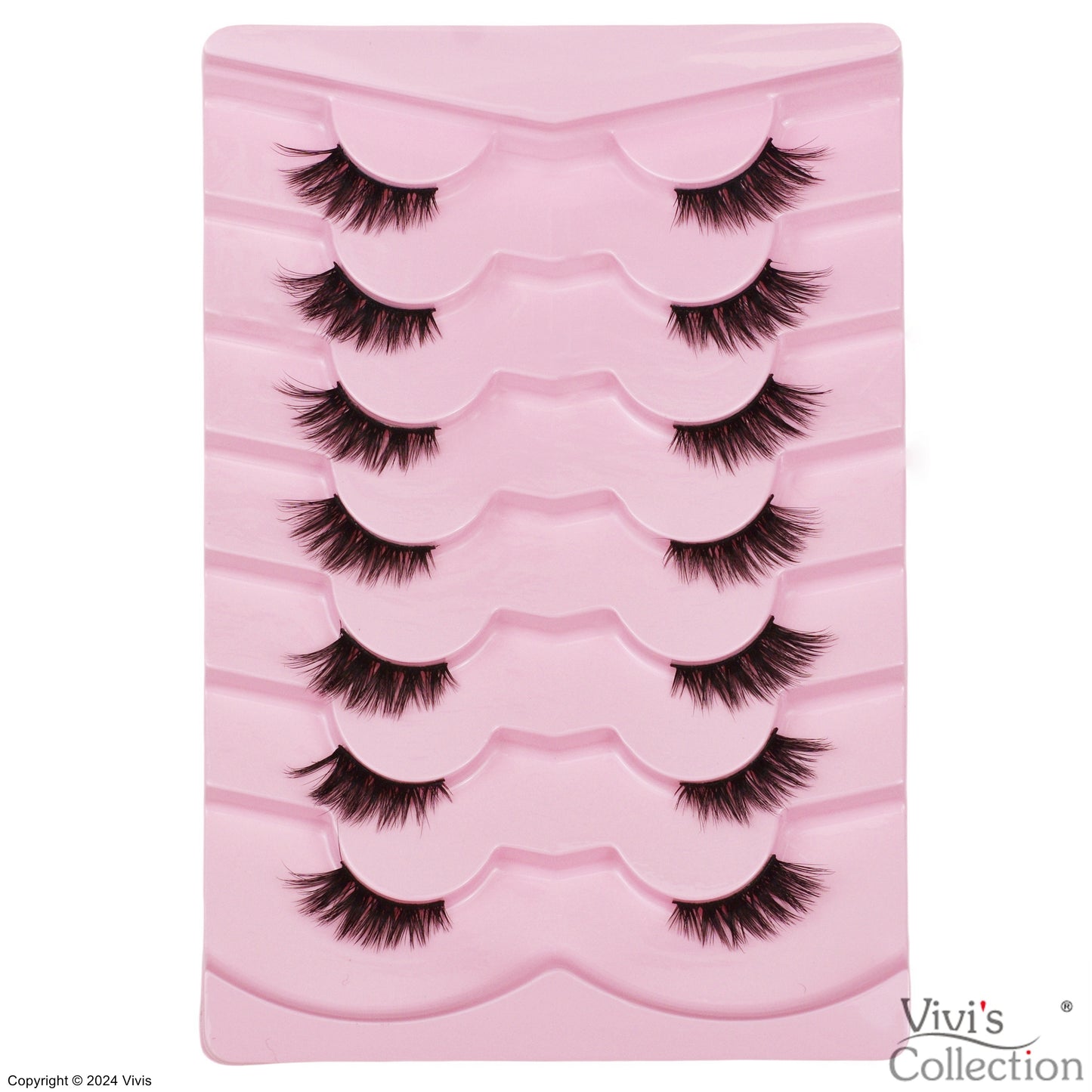 Half Lashes - B207 - Thick - 1.3cm