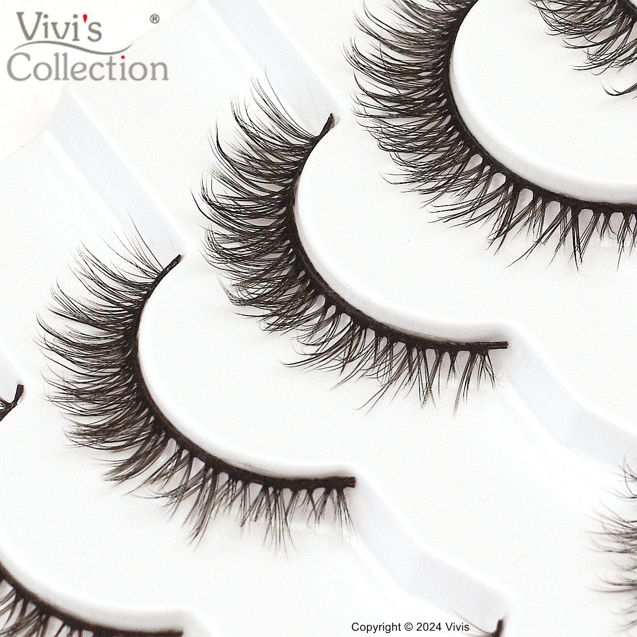 AL001- Extra Short - Fluffy 5D - 1.1cm Length - Cat Eye