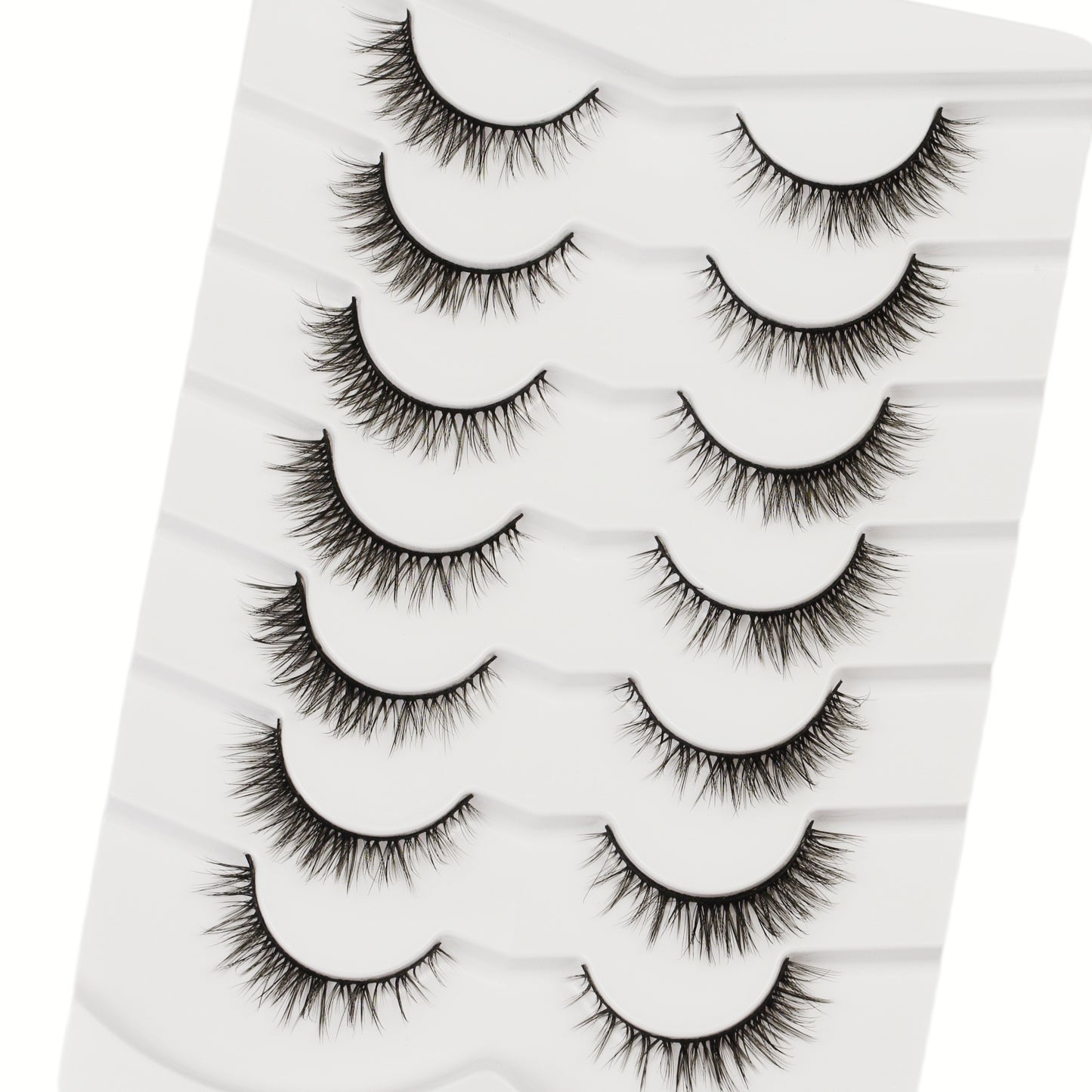AL001- Extra Short - Fluffy 5D - 1.1cm Length - Cat Eye