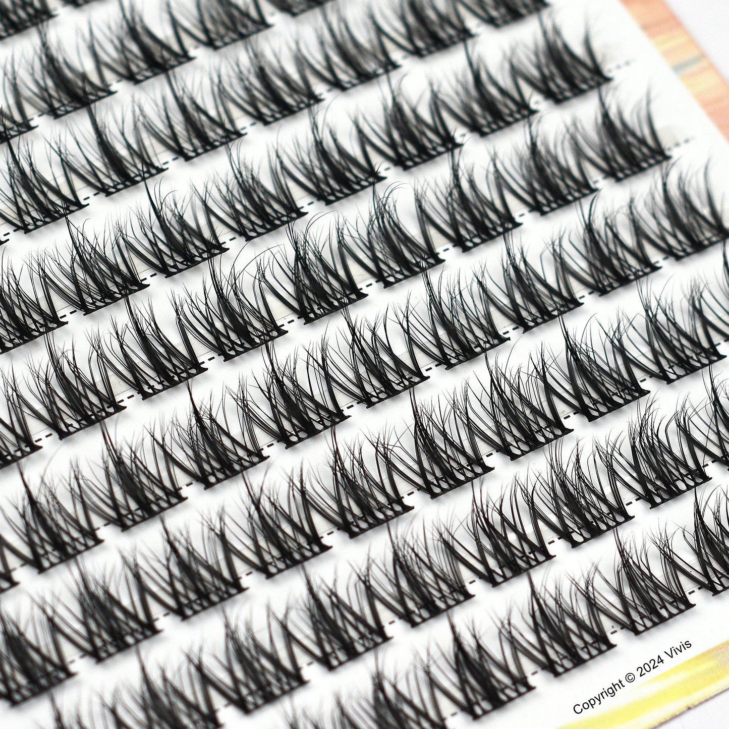 Cluster Lashes - Natural C Curl - 5D Fluffy - 12mm