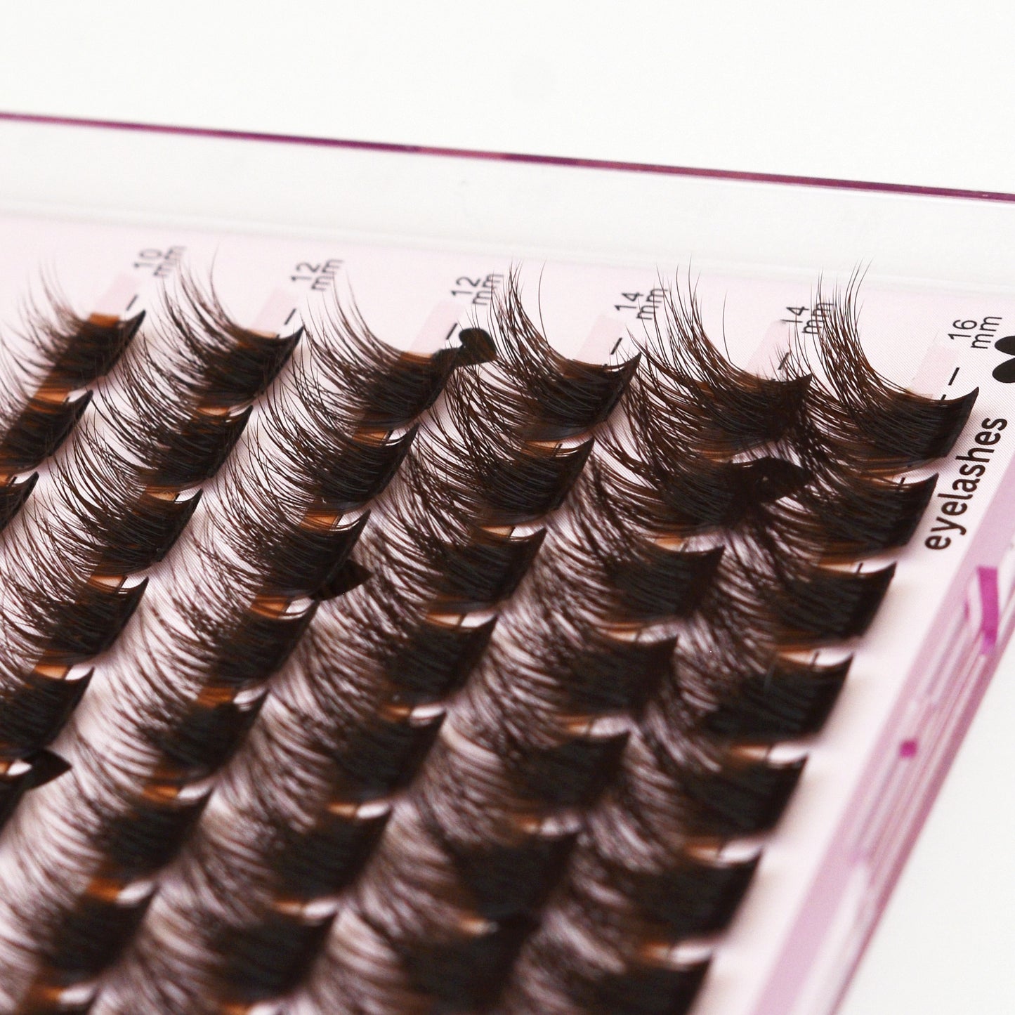 Cluster Lashes - 5D Fluffy Thick - D Curl Wispy 10-16mm