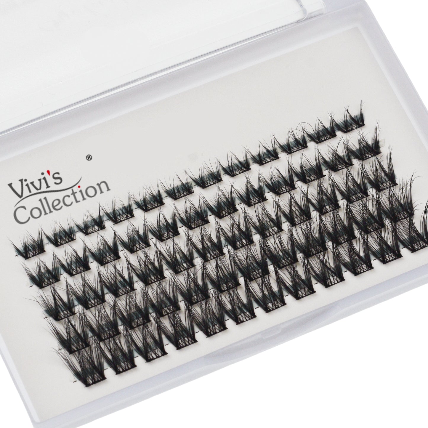 Cluster Lashes - Wispy Natural D Curl - 10-14mm Individual Eyelashes