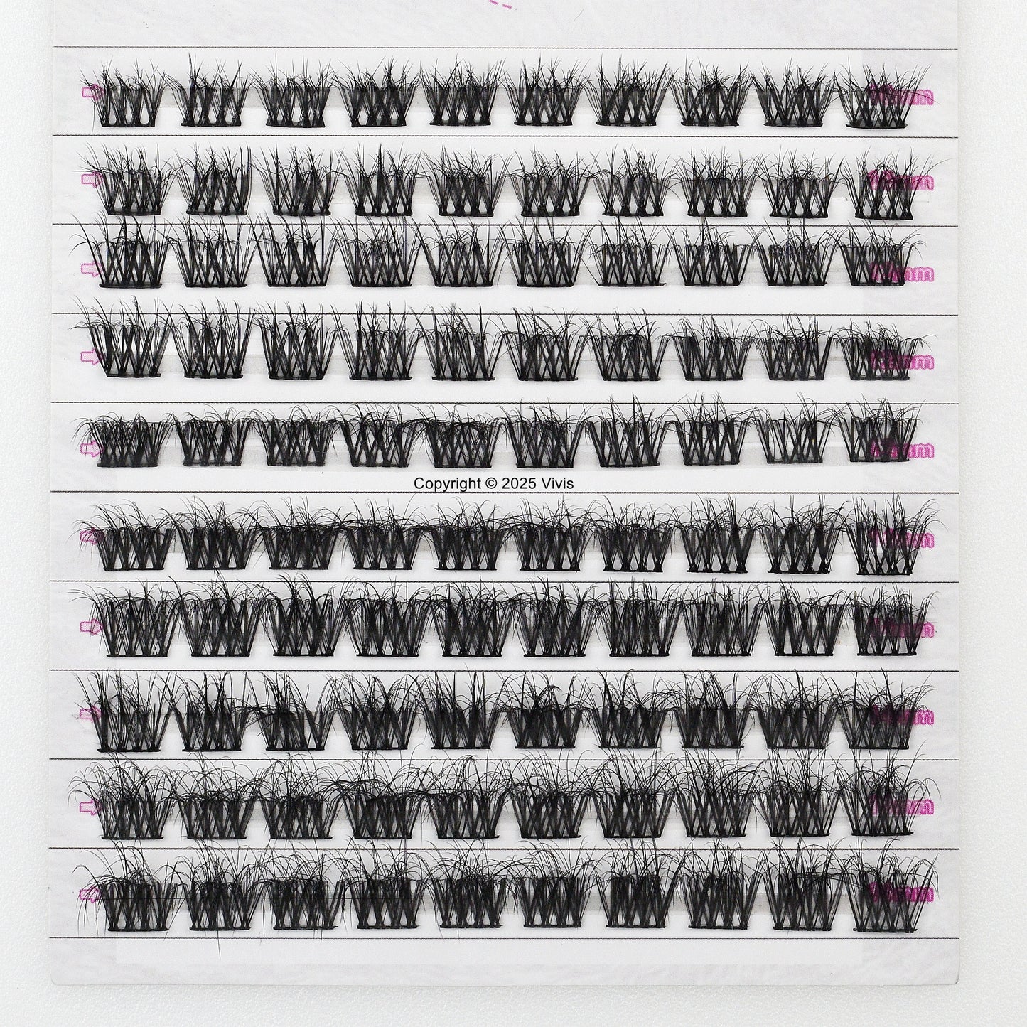 Cluster Lashes - Fluffy D Curl - Individual Eyelashes