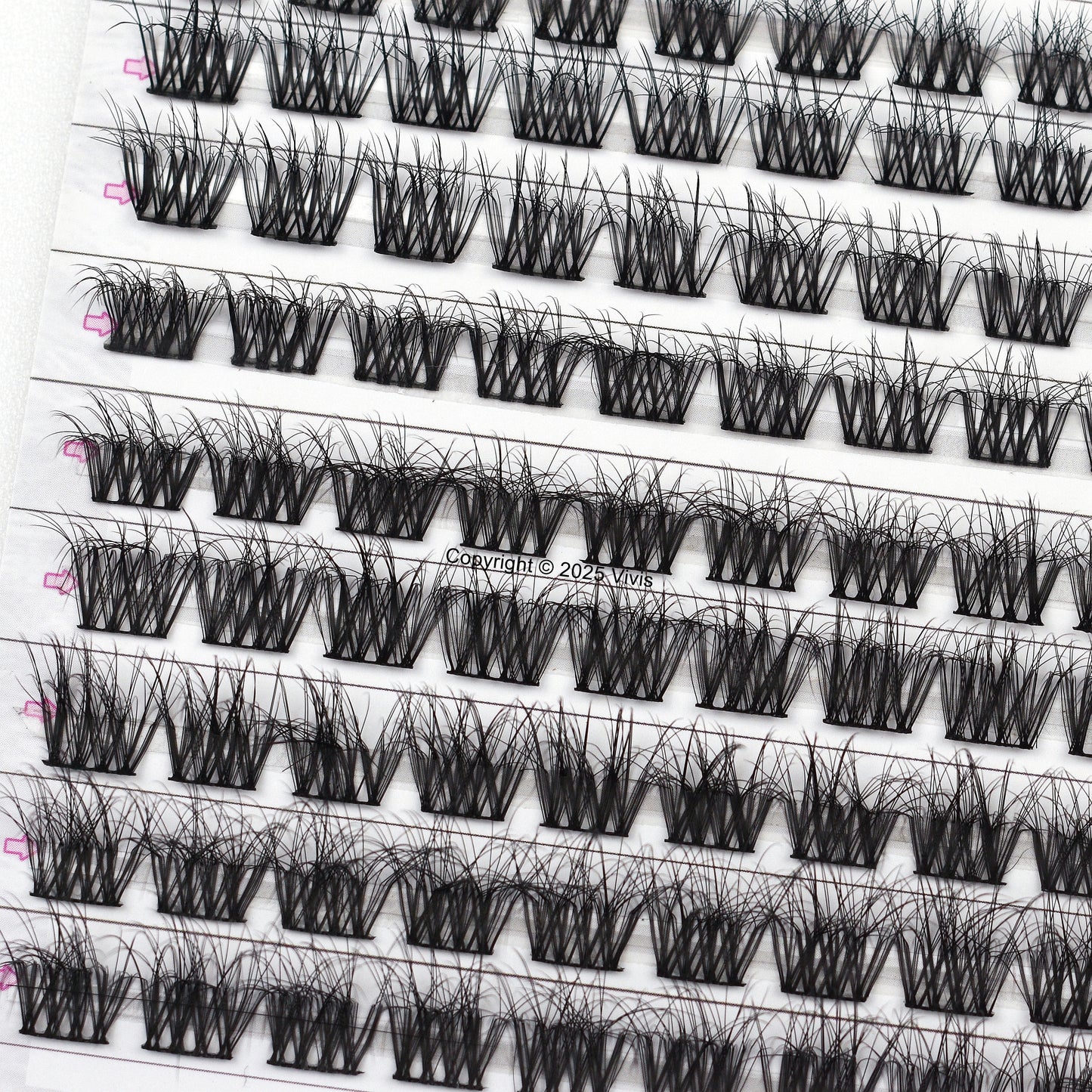 Cluster Lashes - Fluffy D Curl - Individual Eyelashes