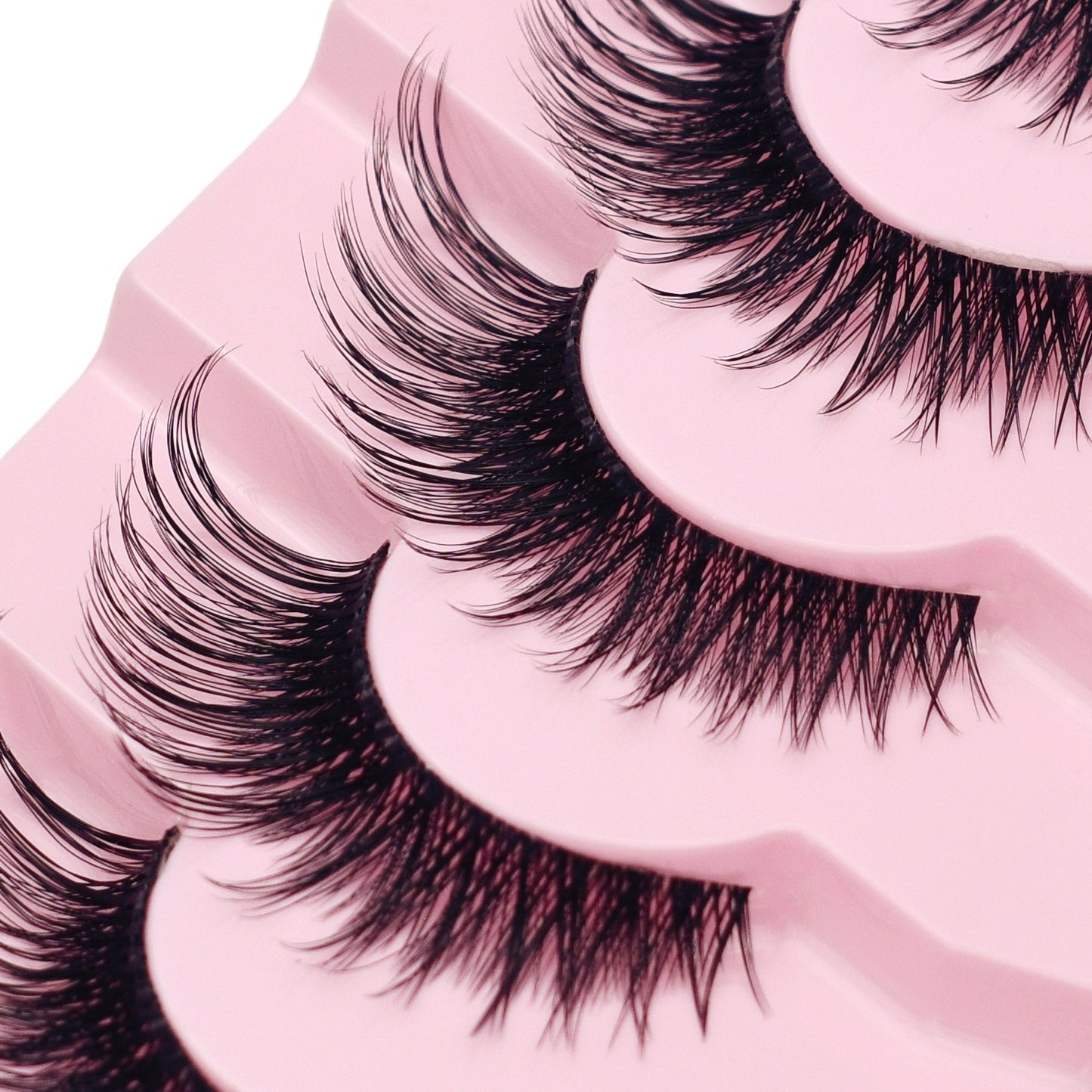 Wispy Cat Eye Lashes- Long Fluffy Winged Eyelashes -1.5cm DC03