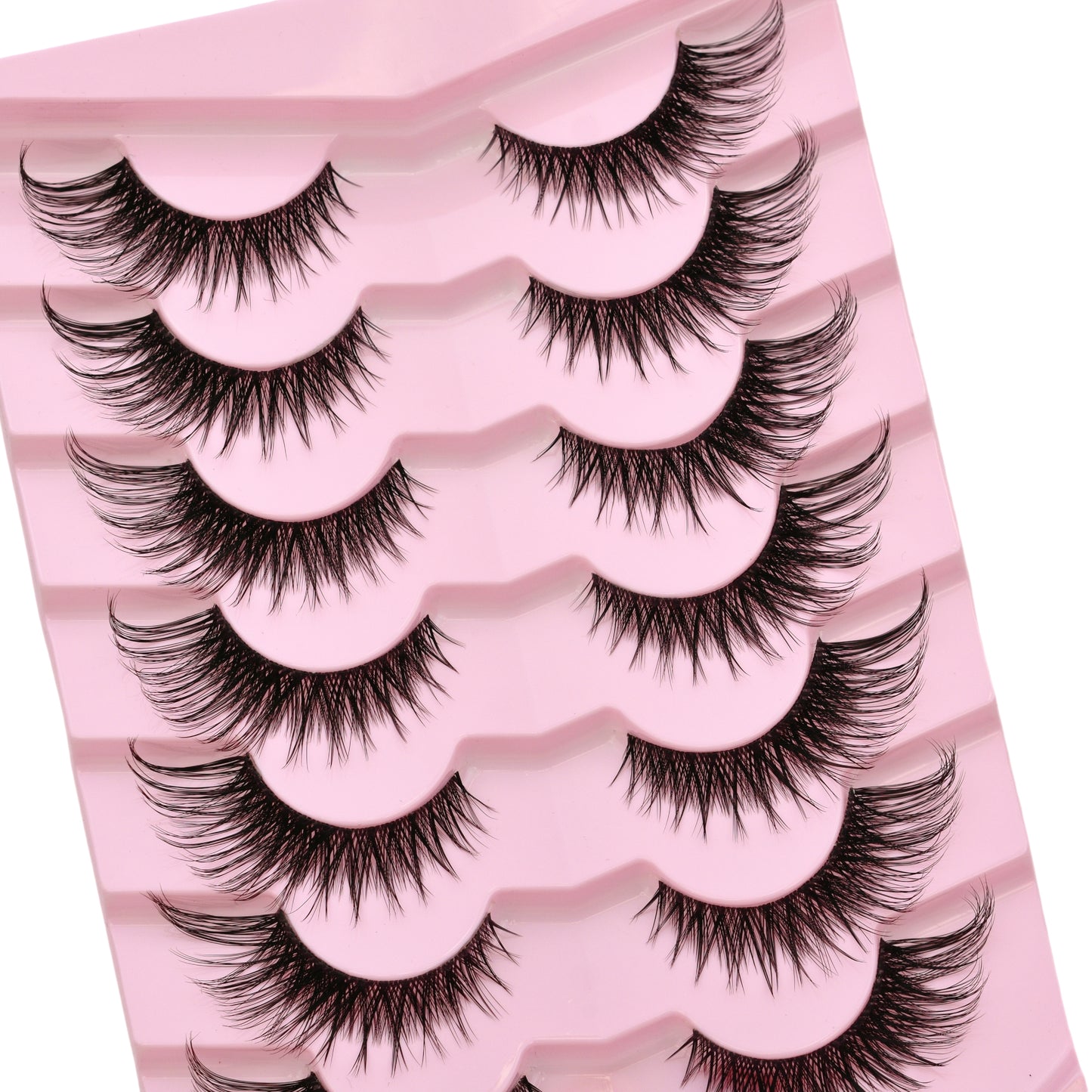 Wispy Cat Eye Lashes- Long Fluffy Winged Eyelashes -1.5cm DC03
