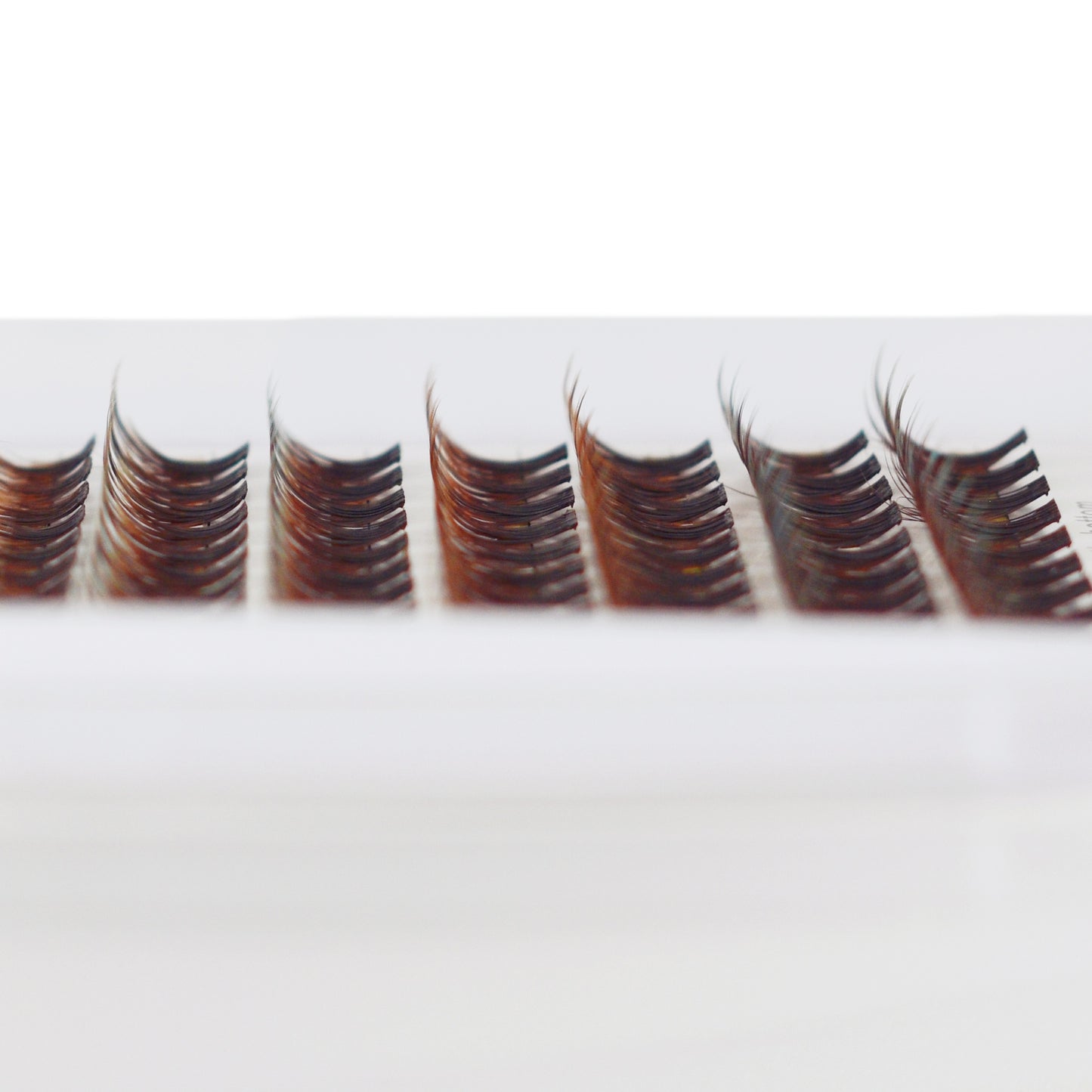 Cluster Lashes - Brown Wispy D Curl - 9-16mm