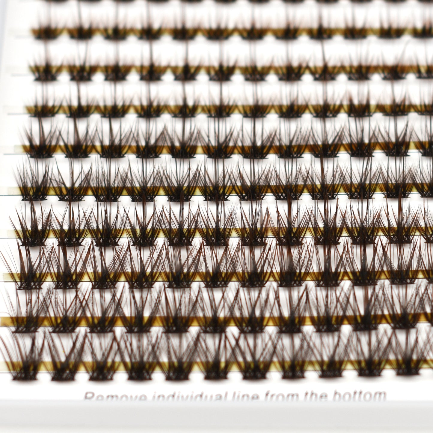 Cluster Lashes - Brown Wispy D Curl - 9-16mm