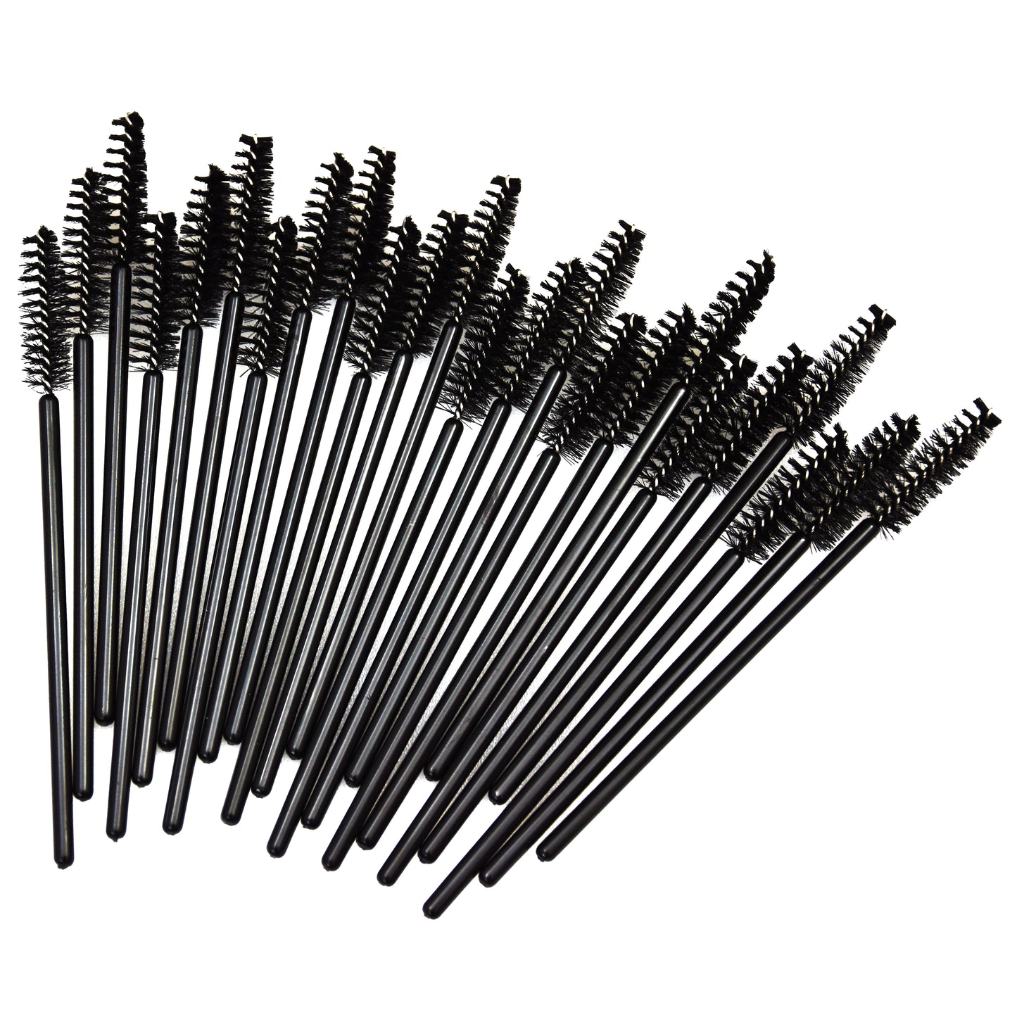 100 Pieces Mascara Wands Eyelash Lash Brushes Eyebrow Spoolies