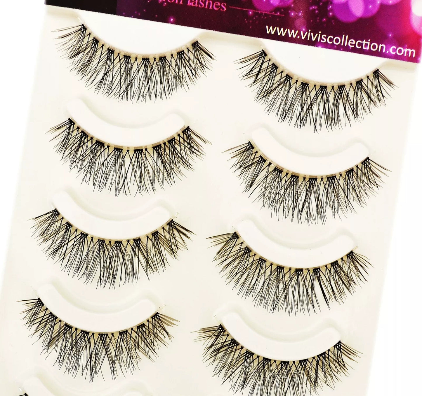 5 Pairs False Eyelashes Long Thick Natural Fake Eye Lashes Set Mink Makeup UK