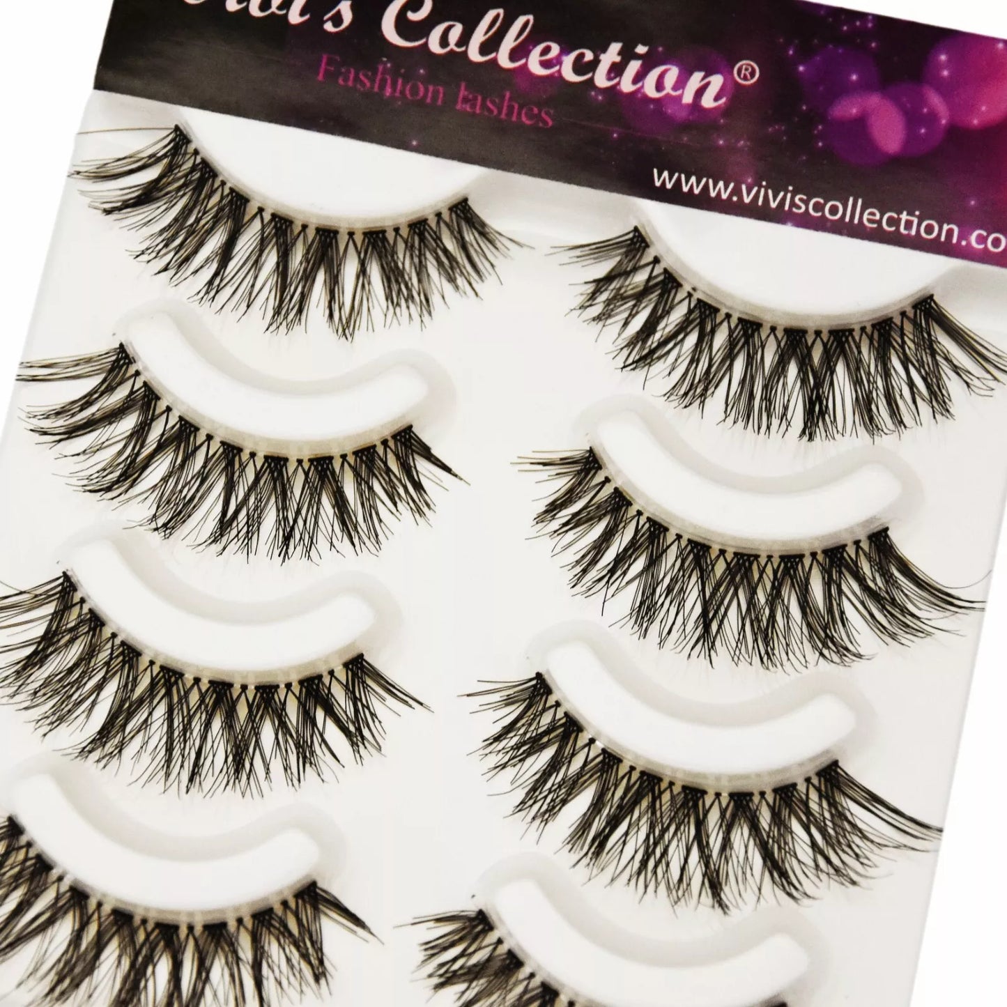 5 Pairs False Eyelashes Long Thick Natural Fake Eye Lashes Set Mink Makeup UK
