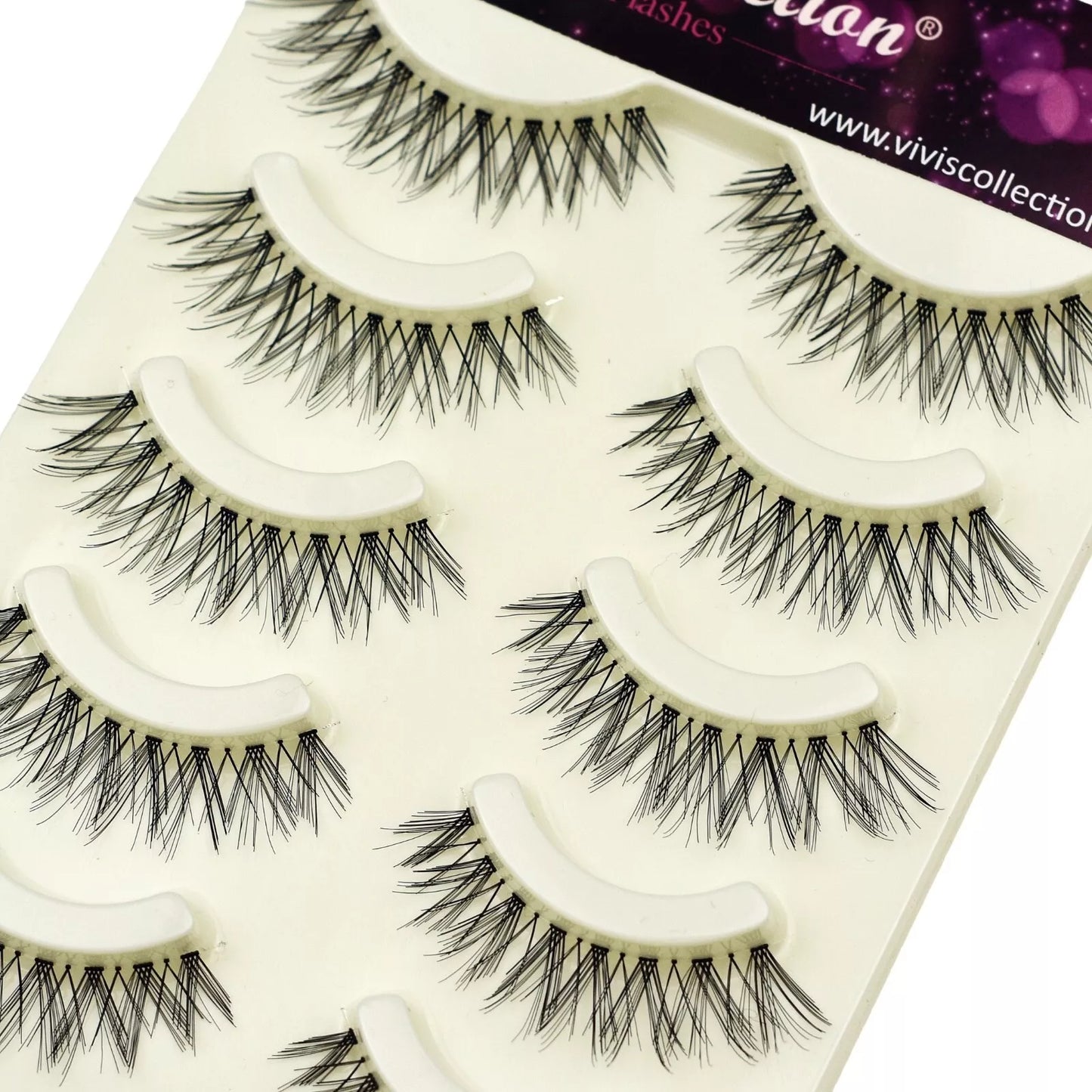 5 Pairs False Eyelashes Long Thick Natural Fake Eye Lashes Set Mink Makeup UK