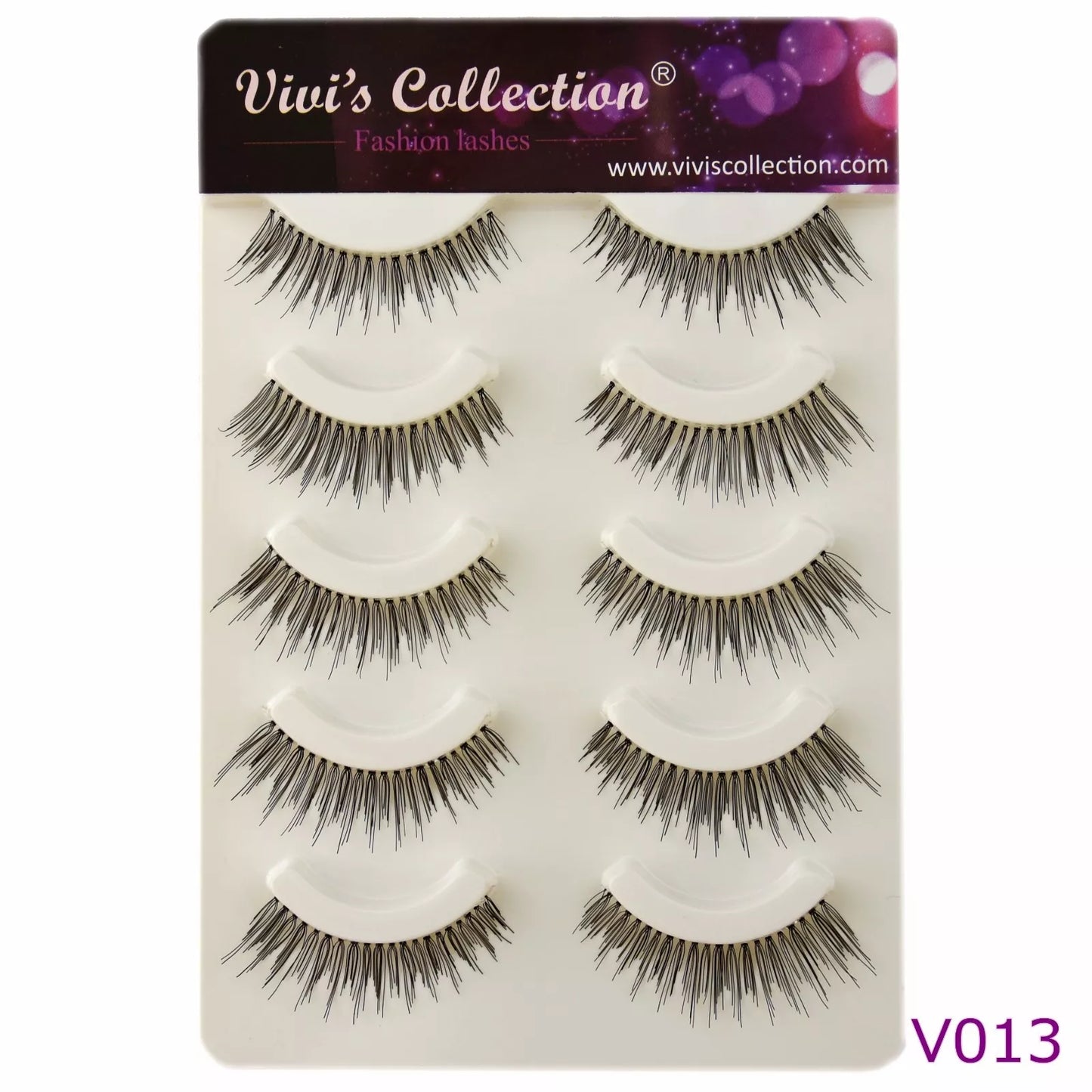 5 Pairs False Eyelashes Long Thick Natural Fake Eye Lashes Set Mink Makeup UK