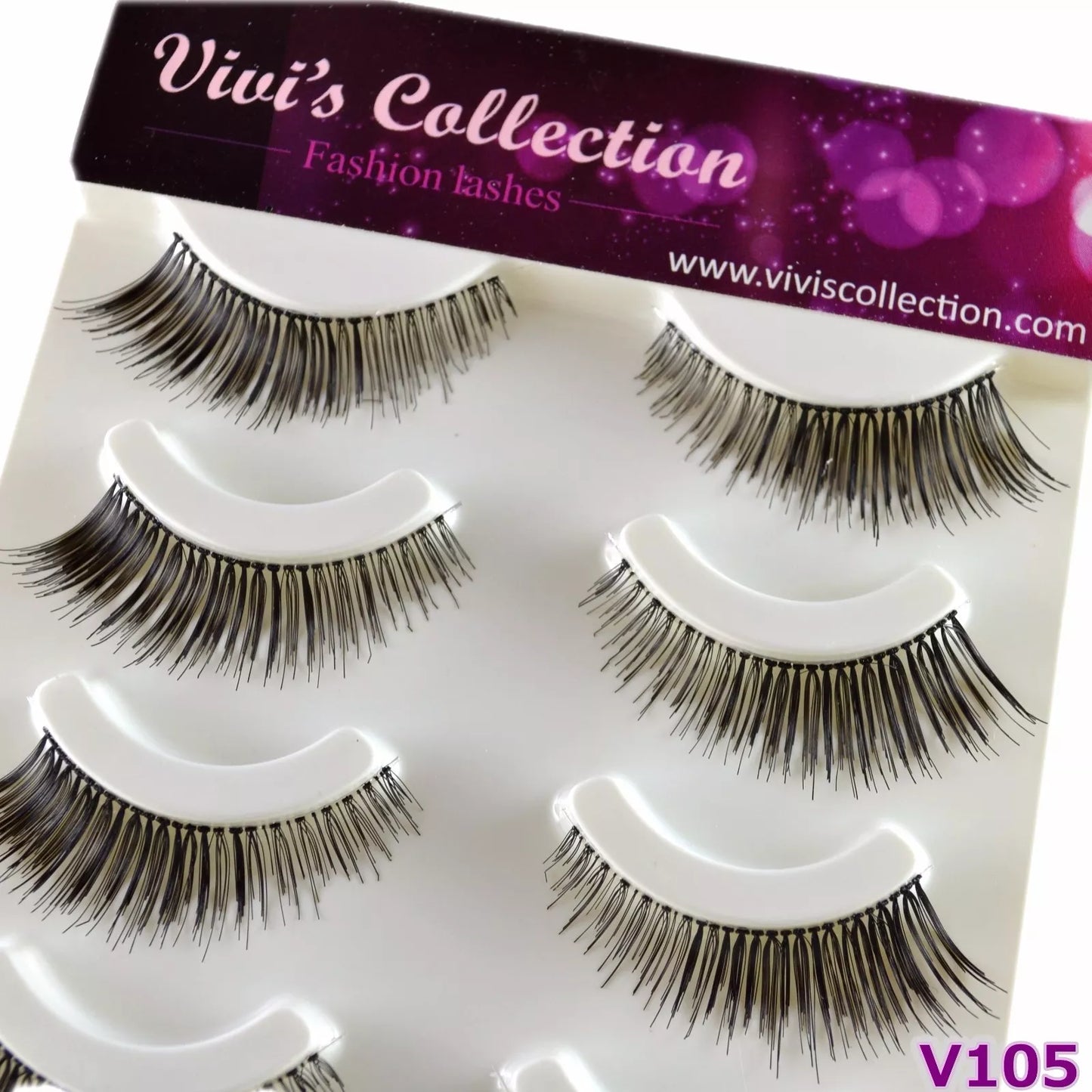 5 Pairs False Eyelashes Long Thick Natural Fake Eye Lashes Set Mink Makeup UK