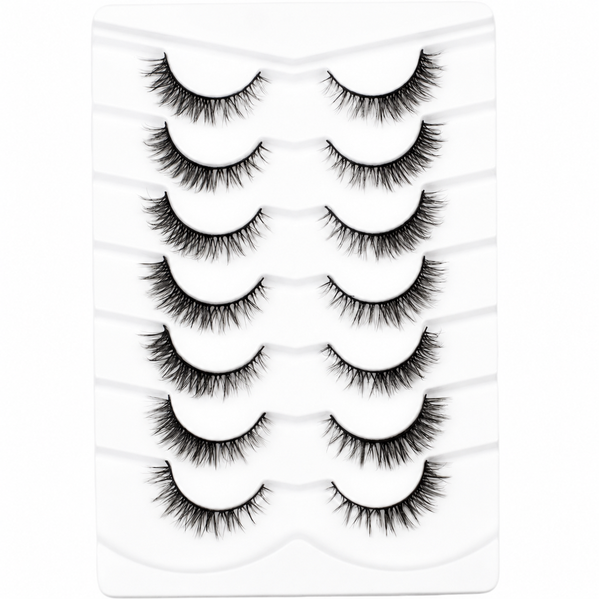 AL001- Extra Short - Fluffy 5D - 1.1cm Length - Cat Eye