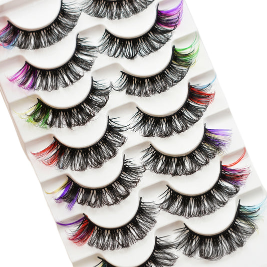 False Lashes - Colored Eyelashes Dramatic