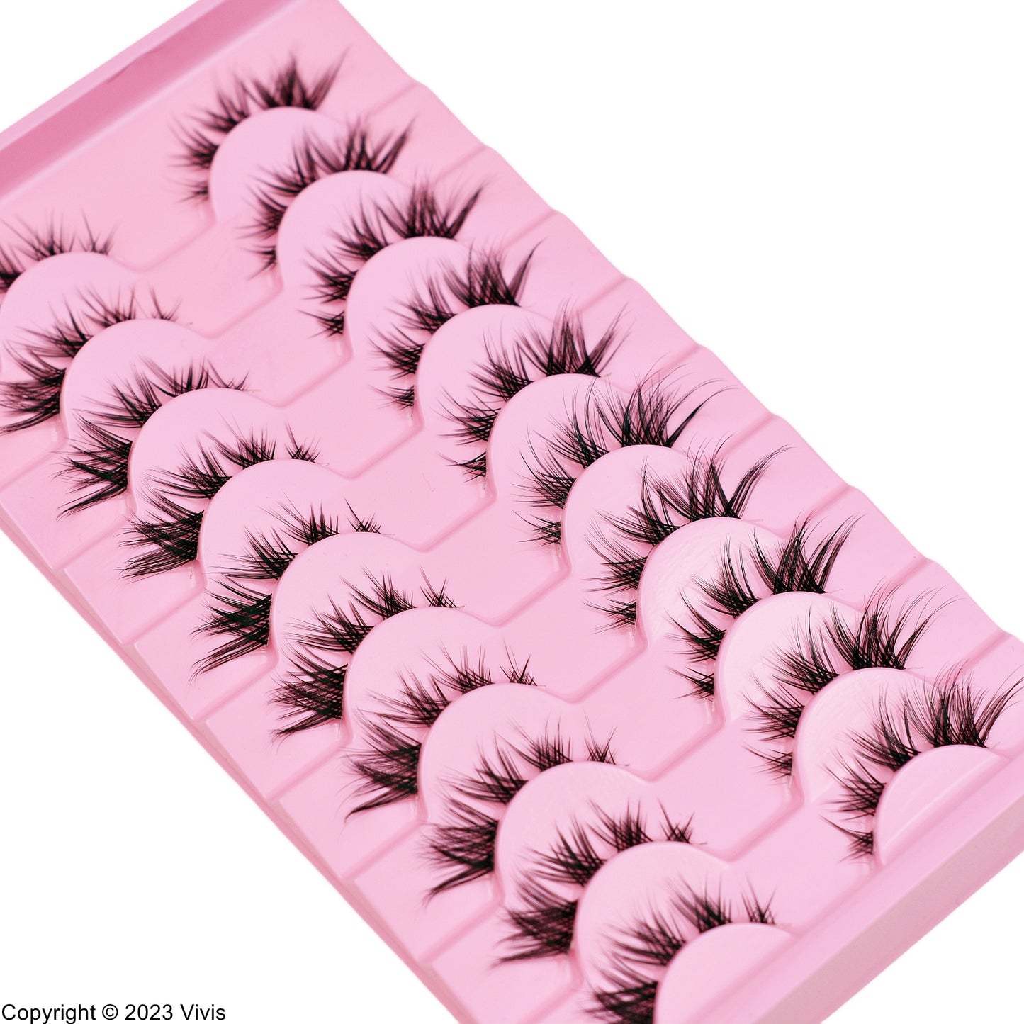 False Lashes - Cat Eye Eyelashes - Wispy