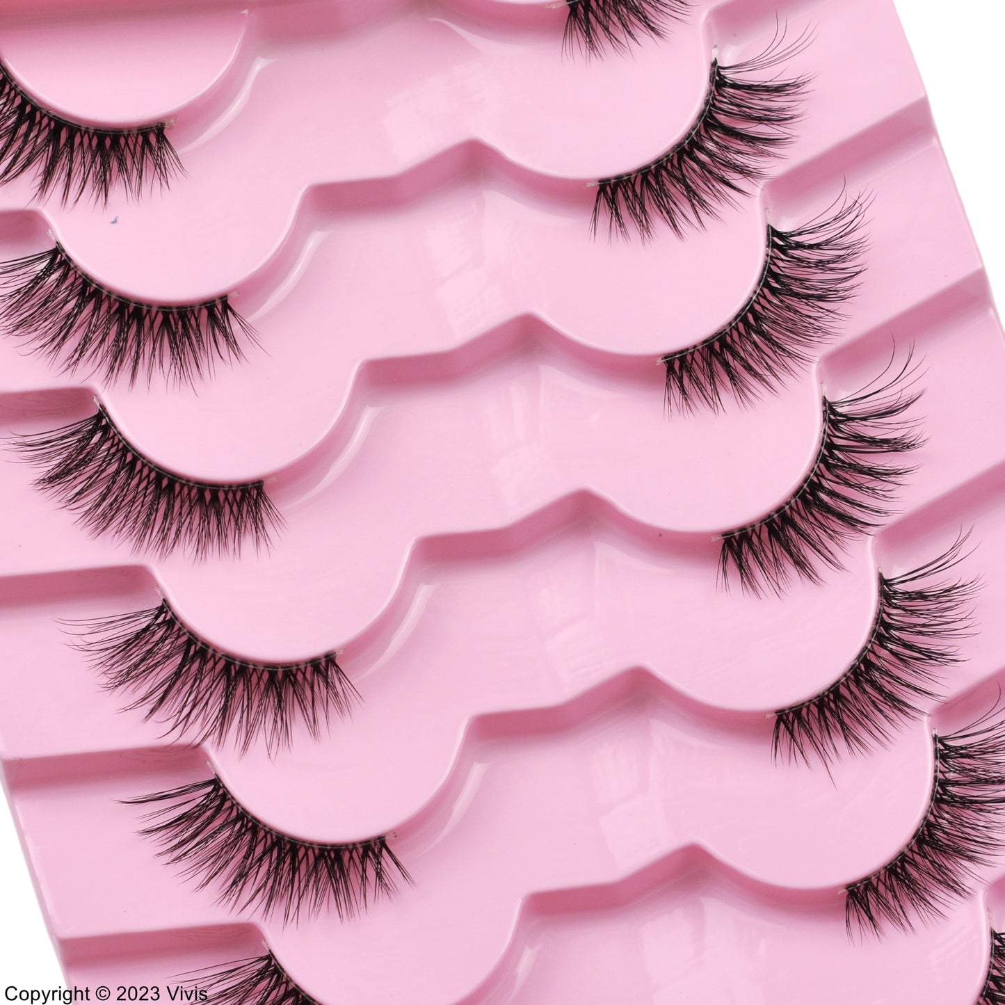 Half Lashes - 318B - Wispy - 1.4cm