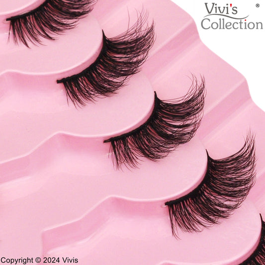 Half Lashes - B52 - D Curl - 1.5cm