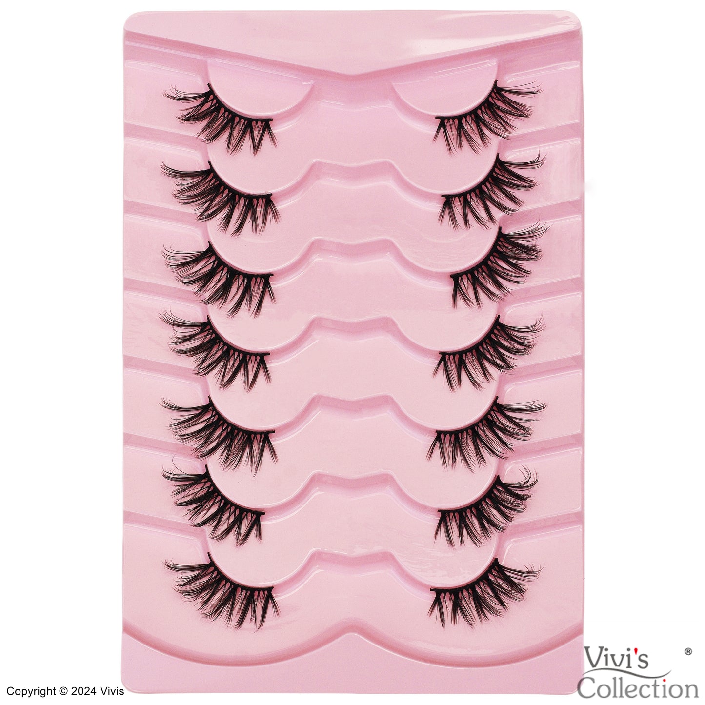 Half Lashes - B15 - Wispy - 1.4cm