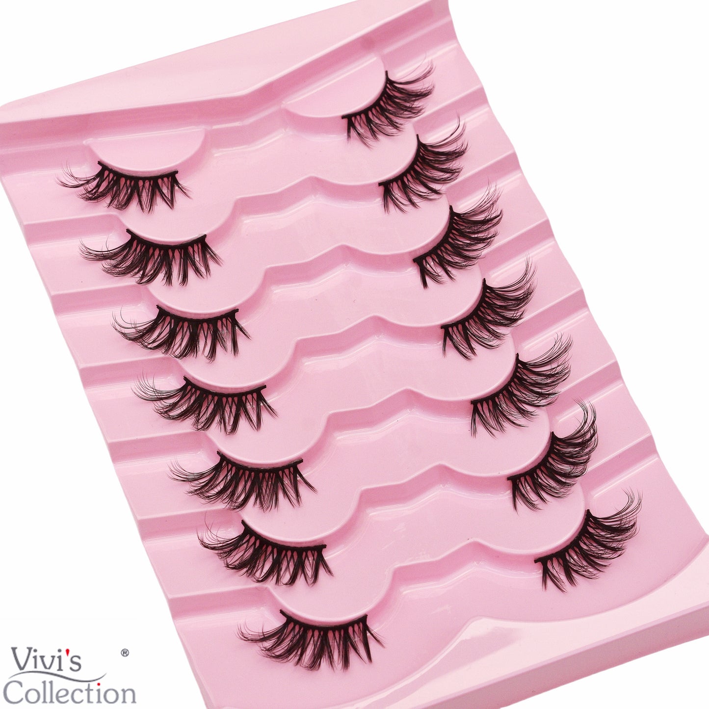 Half Lashes - B15 - Wispy - 1.4cm