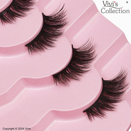 Half Lashes - B207 - Thick - 1.3cm