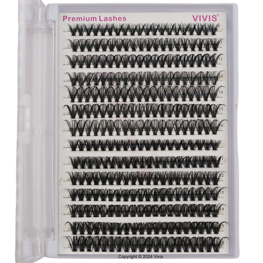Classic Cluster Lashes – Multiple Thickness & Curl Options 8-16mm