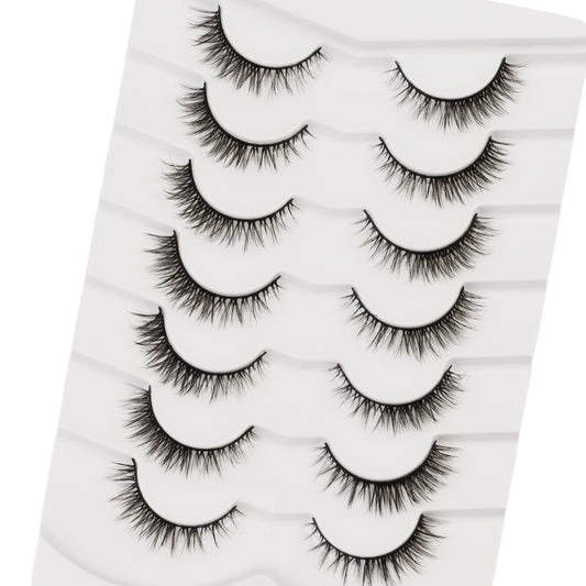 AL001- Extra Short - Fluffy 5D - 1.1cm Length - Cat Eye