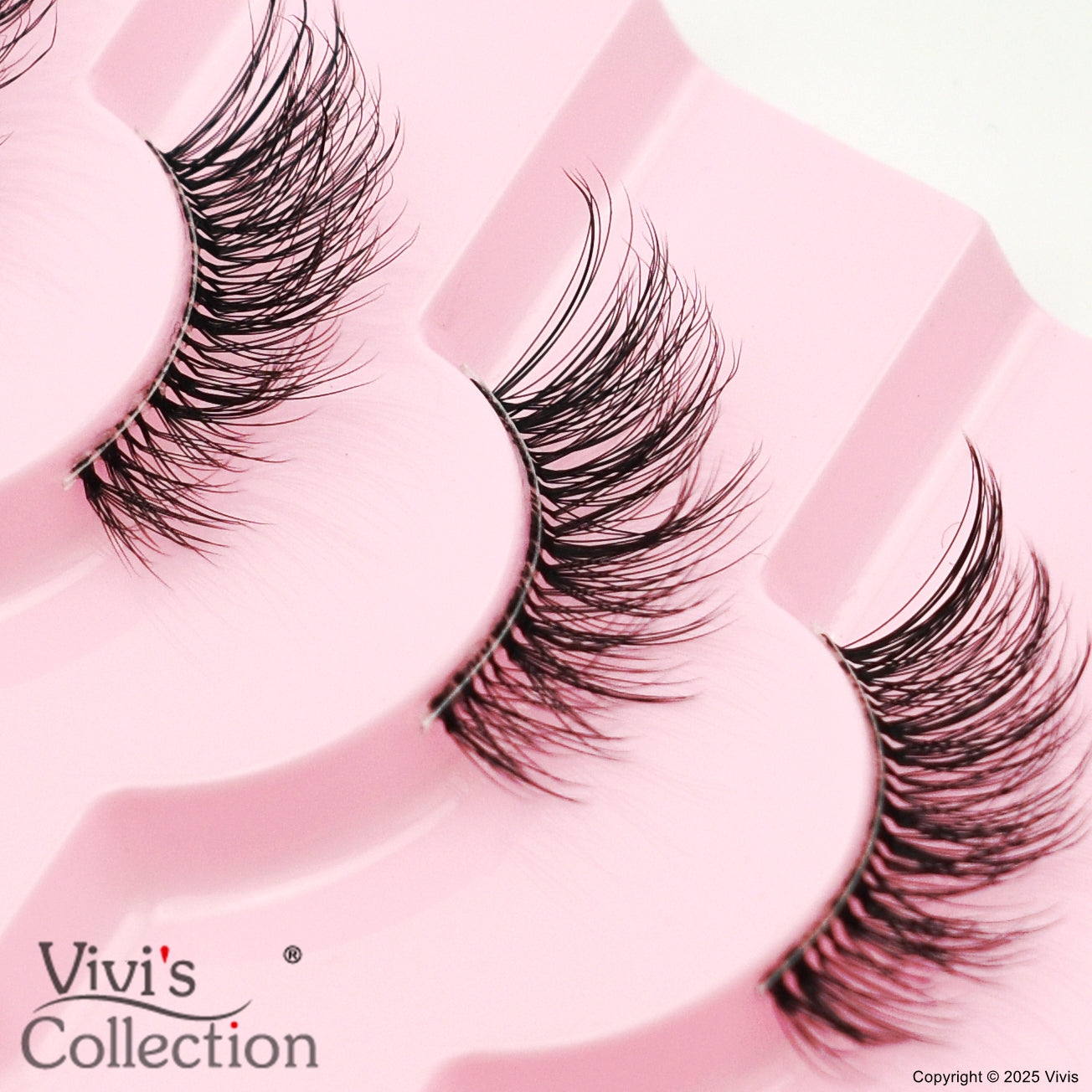 Half Lashes - 318D - Wispy - 1.3cm