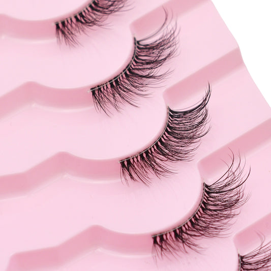 Half Lashes - 318D - Wispy - 1.3cm