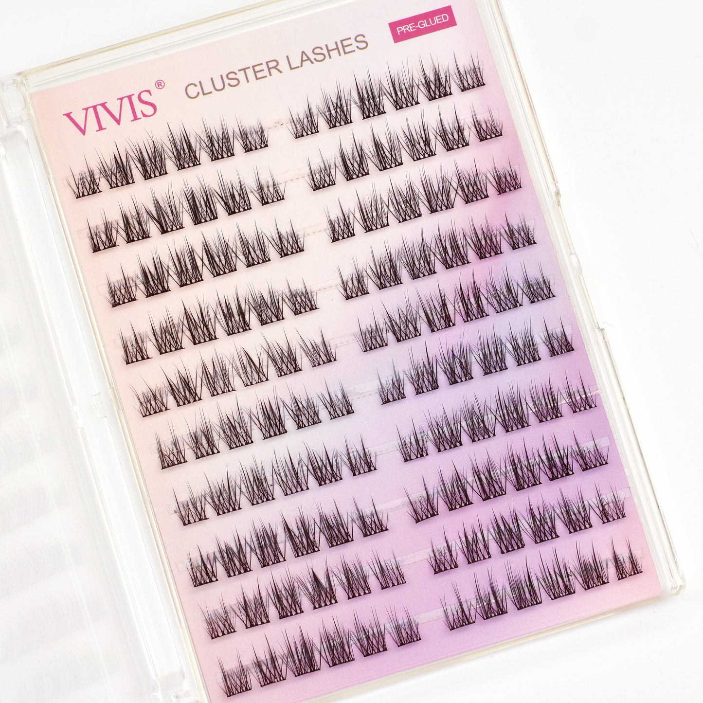 Pre Glued Cluster Lashes C Curl 8-12mm