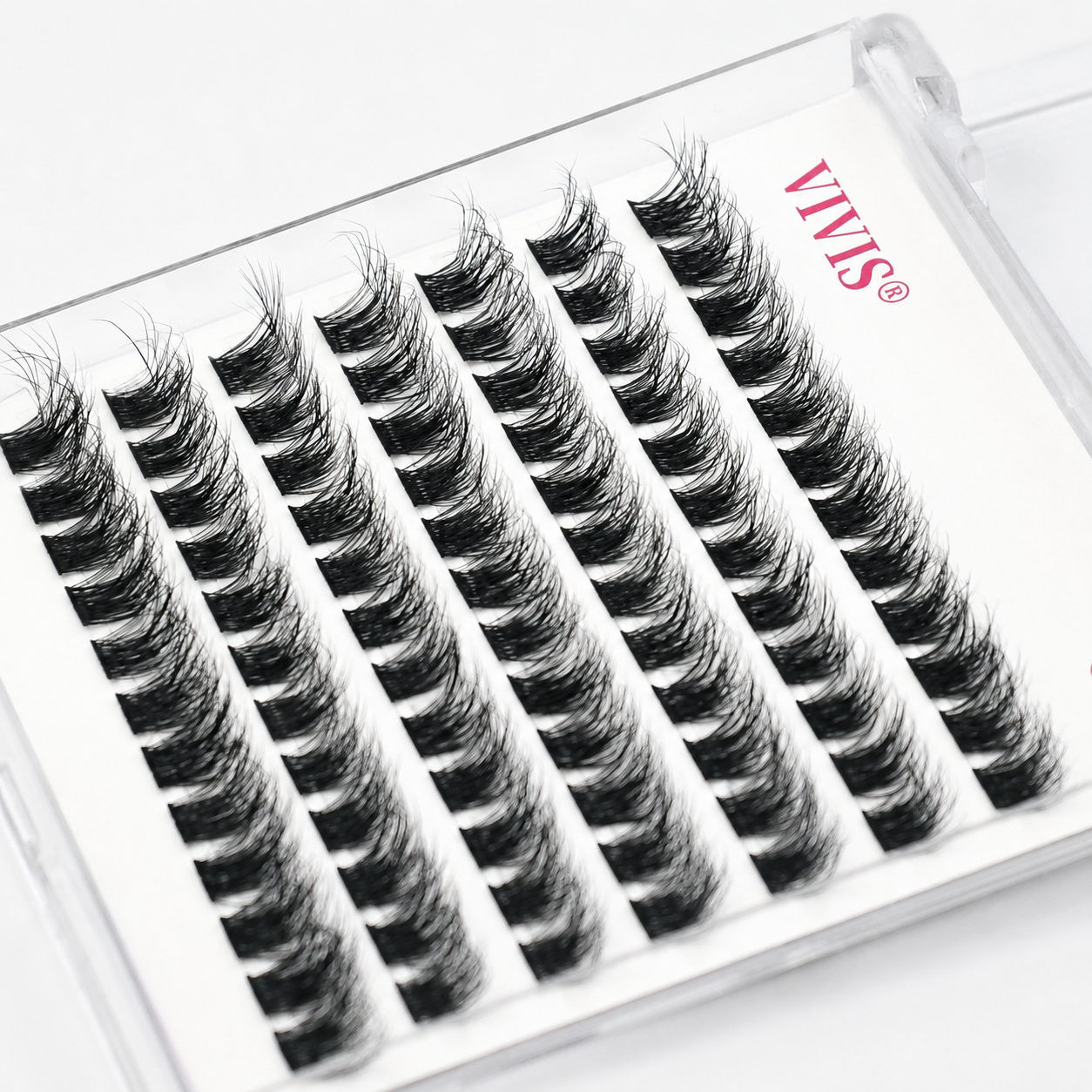 Fluffy Cluster Lashes 10-14mm D Curl