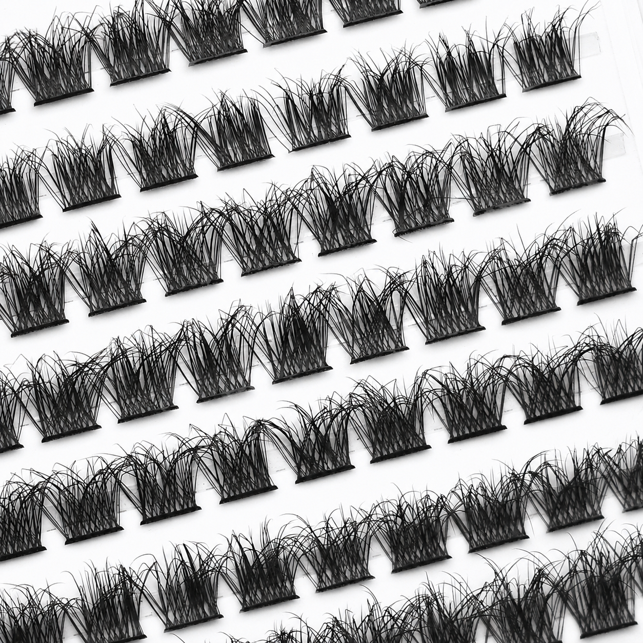 Fluffy Cluster Lashes 10-14mm D Curl