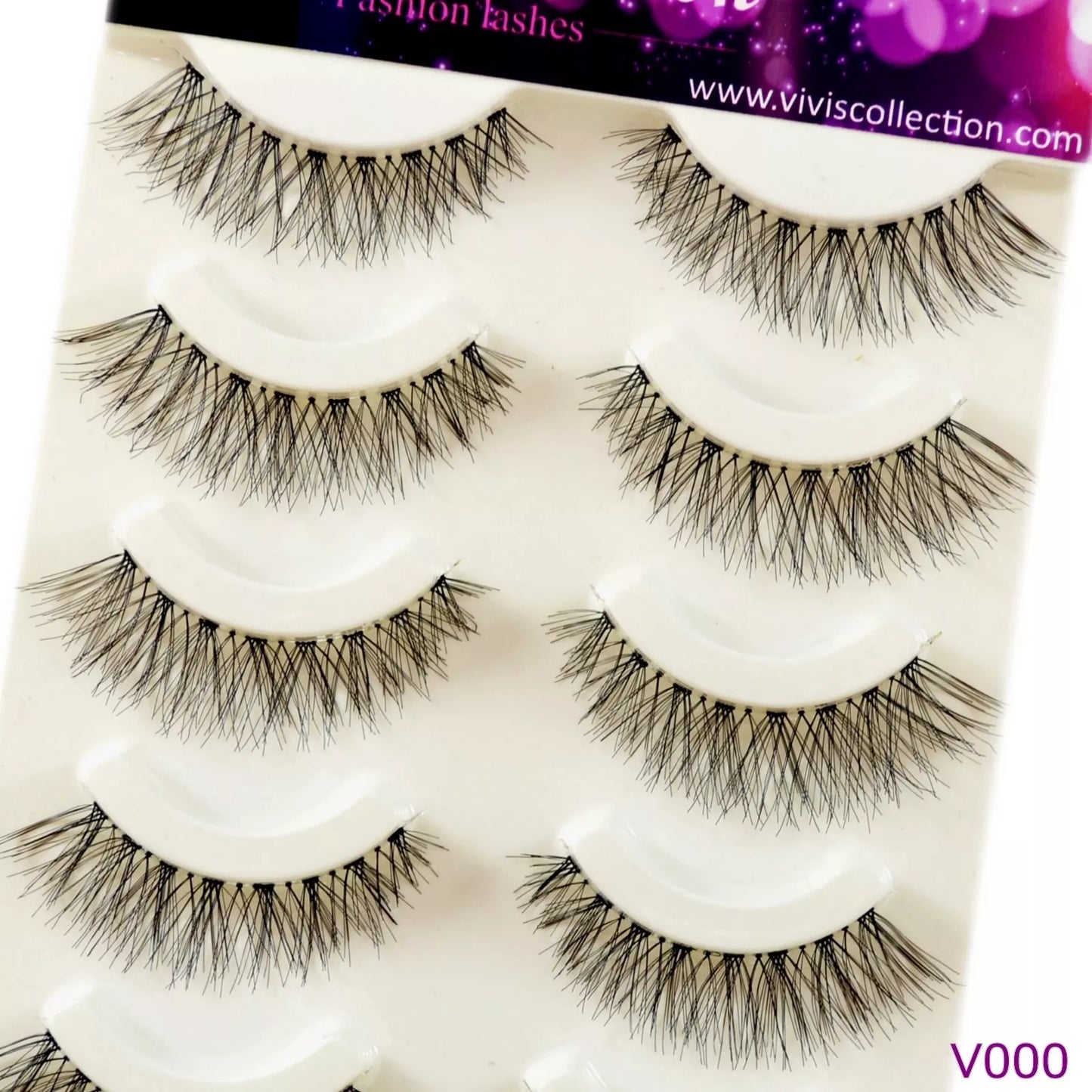 5 Pairs False Eyelashes Long Thick Natural Fake Eye Lashes Set Mink Makeup UK